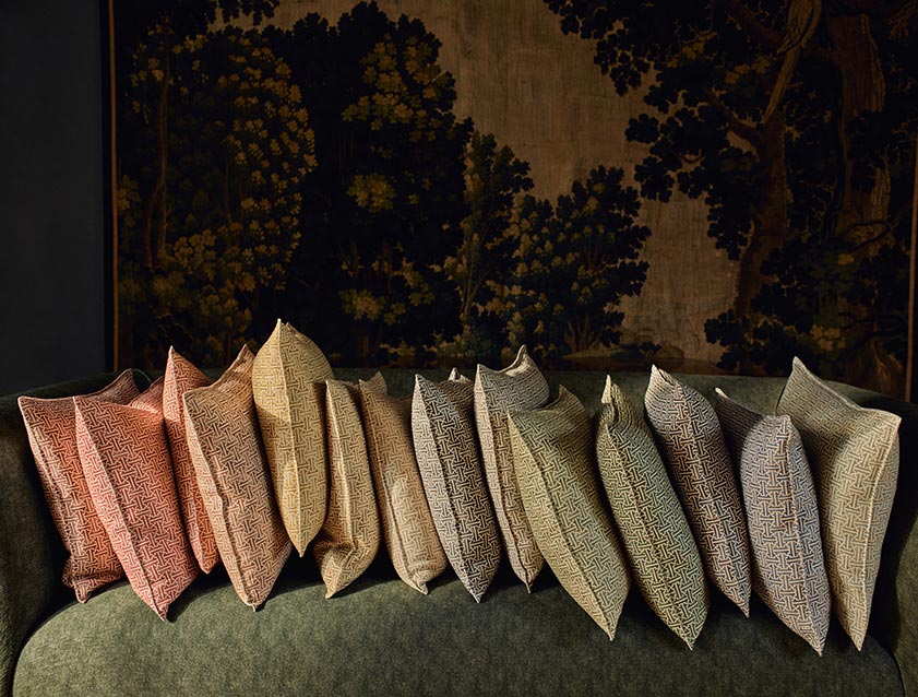 RHS Collection Lattice Scatter Cushions